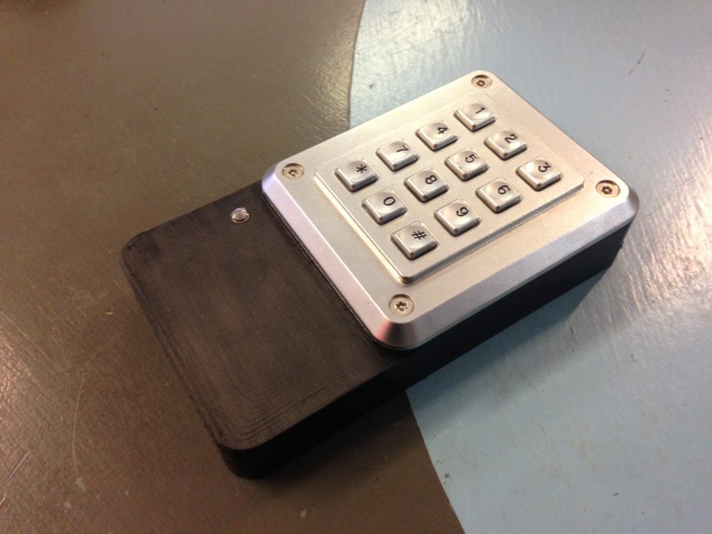 Keypad and LED mounted