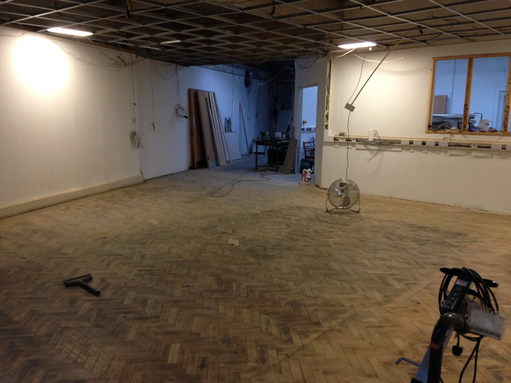 Sanded Main Space Floor